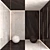 Luxurious Brown & Calcatta Carrara Marble 3D model small image 1