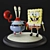 SpongeBob & Mr. Krabs Figures 3D model small image 1