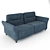 Elegantly Refined Canova Sofa 3D model small image 1