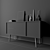 Elegant Milton Sideboard 3D model small image 3