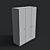 Modern 3-Door MDF Wardrobe 3D model small image 2