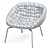 Amable Designer Lounge Chair by Paola Lenti 3D model small image 3