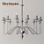 Divinare Atlanta Chandelier: 1021Q02 LM-12 3D model small image 1