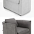 Frigerio BICE Chair: Comfort Meets Style 3D model small image 2