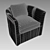 Frigerio BICE Chair: Comfort Meets Style 3D model small image 3