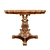 Luxury Baroque Walnut Table 3D model small image 1