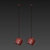 Innolux Pasila Pendant Light: 21cm, Black 3D model small image 2