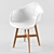 Stylish Ikea Fanbün Chair - Sleek Design, Perfect Comfort 3D model small image 1