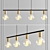 Sleek Sander Pendant Light 3D model small image 1