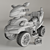 Sleek Kids ATV with Bambi Design 3D model small image 3