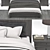 Elegant RH St. James Bed 3D model small image 2