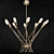 Elegance Refined: WEBSTER Chandelier 3D model small image 1