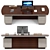 Sleek Desk Design by Ds 3D model small image 1