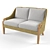 Luxury Edgewood Lane Venture Sofa 3D model small image 1