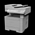 Samsung ProXpress M3870: High-Performance Multifunction Printer 3D model small image 2