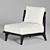 Hestia Lounge Chair: Sleek and Stylish Seating Solution 3D model small image 1