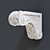 Carved Bracket: Elegant Wall Decor 3D model small image 1