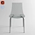 Title: Gauzy Chrome Plastic Chair 3D model small image 1