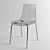 Title: Gauzy Chrome Plastic Chair 3D model small image 2
