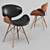 Mid-Century Madonna Accent Chair 3D model small image 1