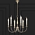 Elegant Arcade Chandelier: Lucien Gau MAISON 3D model small image 1