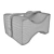 Eternal Ease Orthopedic Pillow 3D model small image 3