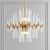 Elegant Quebec 6-Light Chandelier 3D model small image 1