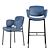 Modern Comfort: Arrmet Macka Armchair & Stool 3D model small image 5