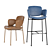 Modern Comfort: Arrmet Macka Armchair & Stool 3D model small image 6