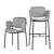 Modern Comfort: Arrmet Macka Armchair & Stool 3D model small image 8