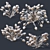 Snow-Covered Hydrangea Collection 3D model small image 1