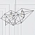 Vintage Elegance: Maquette Double Chandelier 3D model small image 1