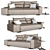 Sleek Bullit Sofa: Poltrona Frau 3D model small image 1