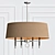 Elegant Glass Pendant 3D model small image 1