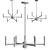 Elegant Erzo Chandelier 3D model small image 2