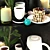 Elegant Porcelain Tea Set 3D model small image 2