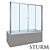 STURM Regen Bath Shutter - Chrome Frame 3D model small image 1