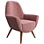 Volpi Sedie Chair: Contemporary Italian Design 3D model small image 1