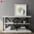 Elegant Parisian Cornice Console 3D model small image 1