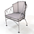 Woodard Delany Dining Chair: Elegant and Stylish 3D model small image 3