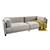 Cozy Sunday Sofa: A Stylish and Comfortable Addition to Your Home 3D model small image 1