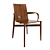 Sleek Molteni Armchair 3D model small image 1