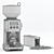 Breville Grinder & Starbucks Packaging: High-Quality Coffee Kit 3D model small image 3