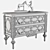 VITTORIO GRIFONI Art.2598: Elegant Decorated Console 3D model small image 2