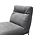 Sleek D-Light Lounge Chair: Pure Comfort! 3D model small image 2