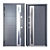 Modern Inox S-2 Metal Door: Your Perfect Entrance! 3D model small image 3