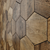 Eco-Friendly Wooden Hexagonal Tiles 3D model small image 3
