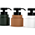 Sleek Rubber Ceramic Soap Dispenser 3D model small image 2