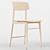Elegant Woody Dining Table 3D model small image 1