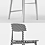 Elegant Woody Dining Table 3D model small image 3